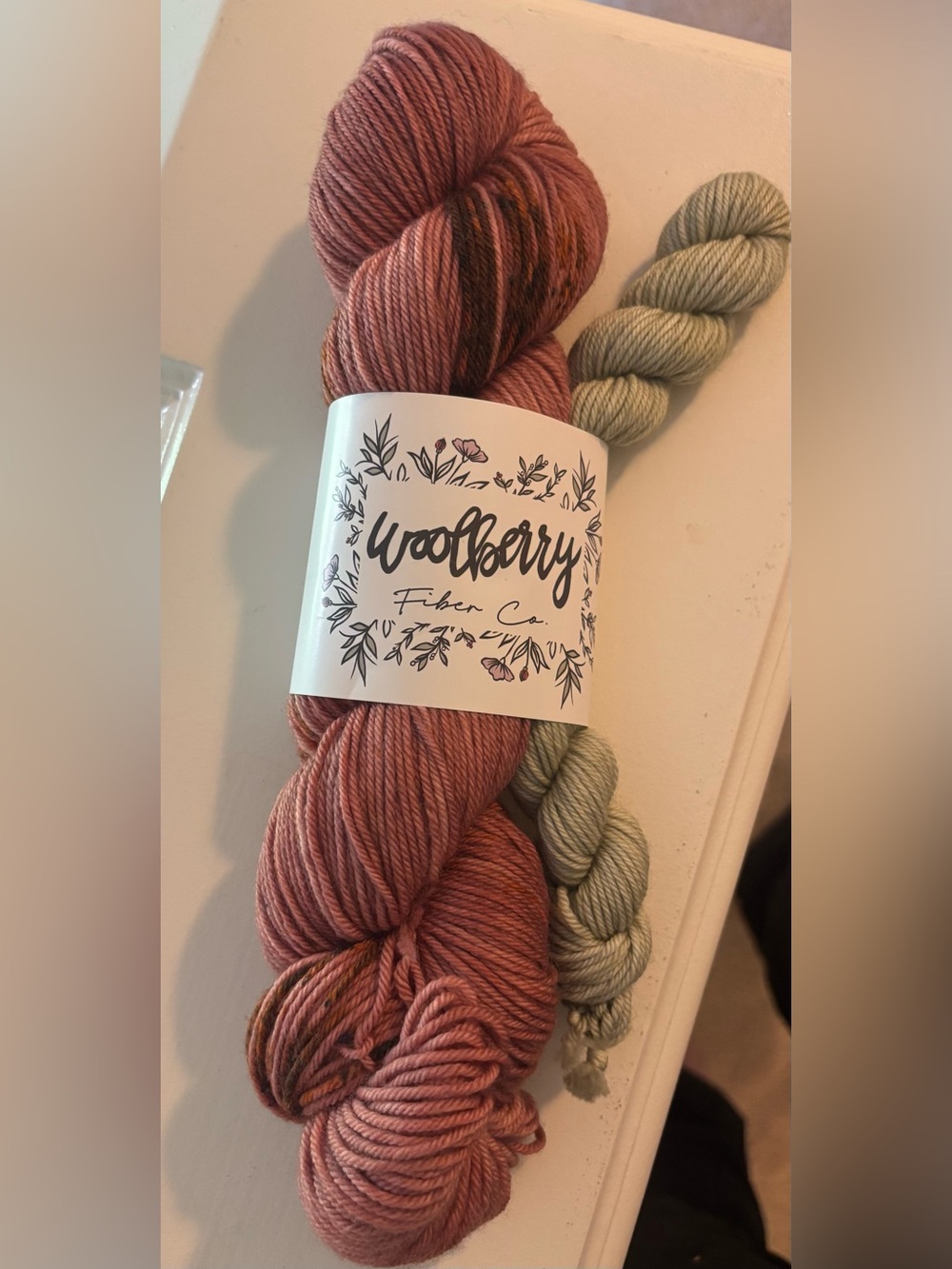 Woolberry Fibery Co. Berry Cozy DK Set in "April Showers"